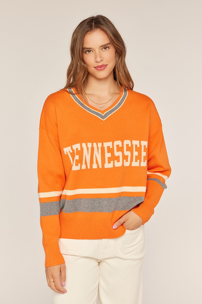 Tennessee Collegiate V-Neck Sweater