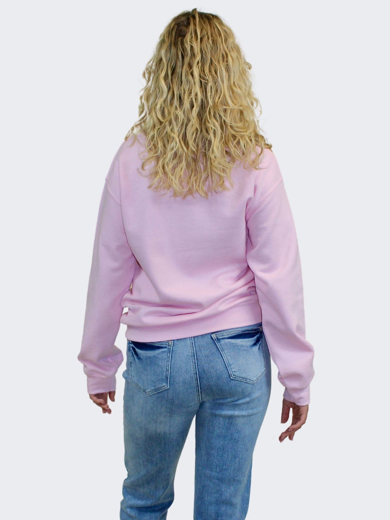 tennessee pink bow crewneck sweatshirt-back