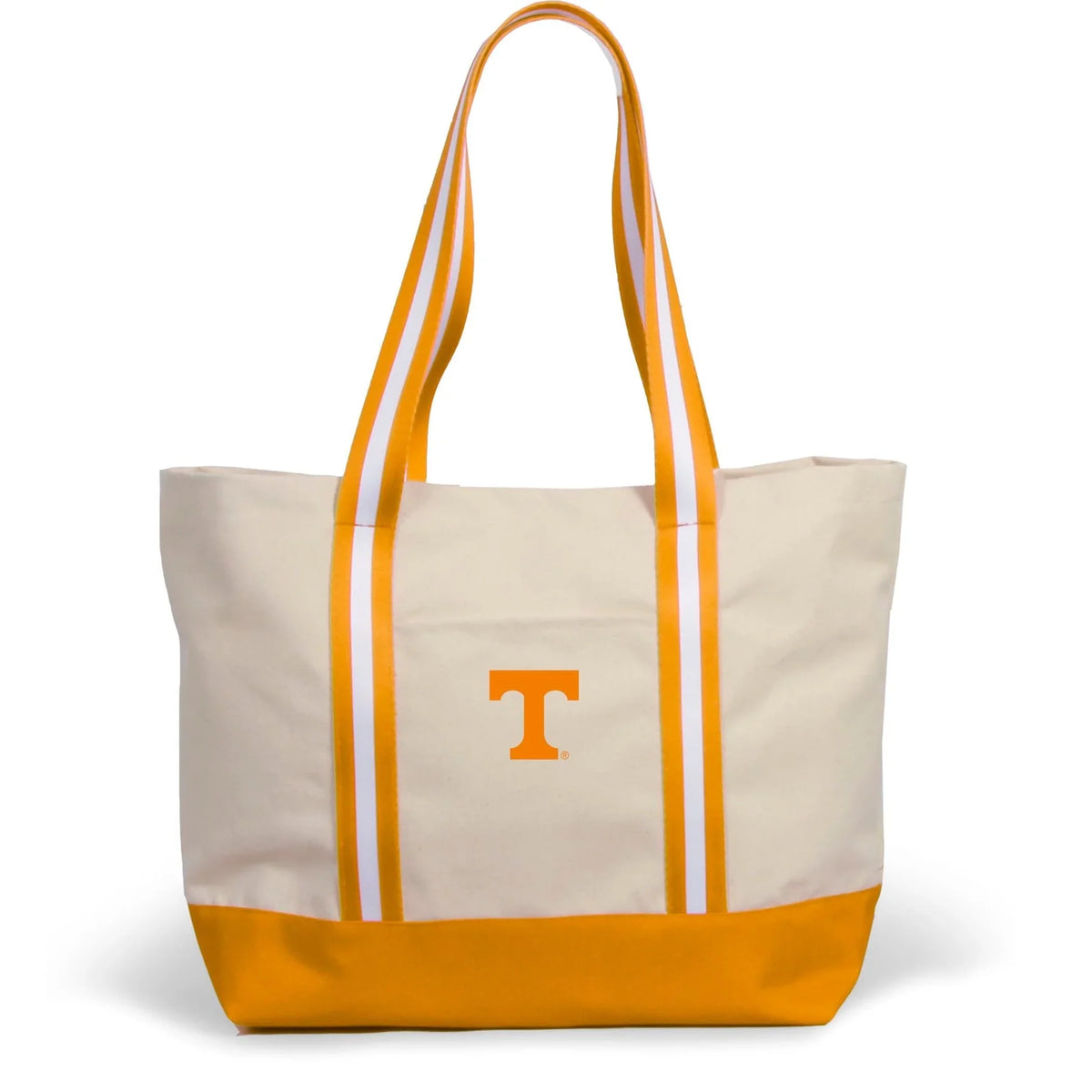 tennessee canvas boat tote bag-front view