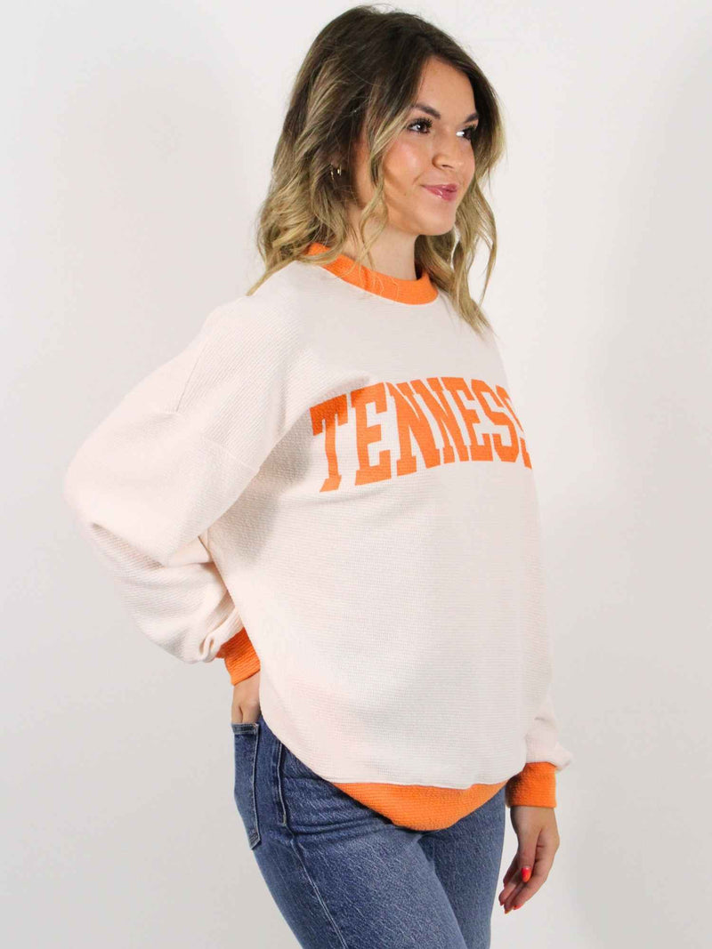 Tennessee Cloudy Ringer Top Cream