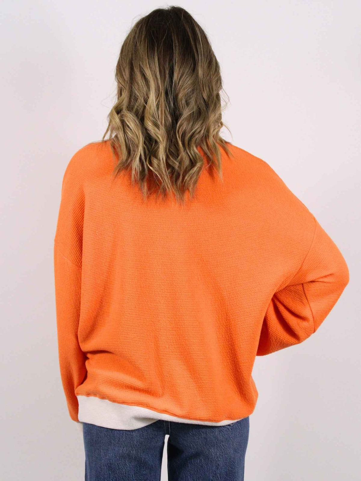 Tennessee Cloudy Ringer Top orange