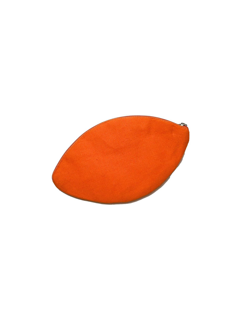 Tennessee Gameday Beaded Orange & White Football Shaped Coin Pouch