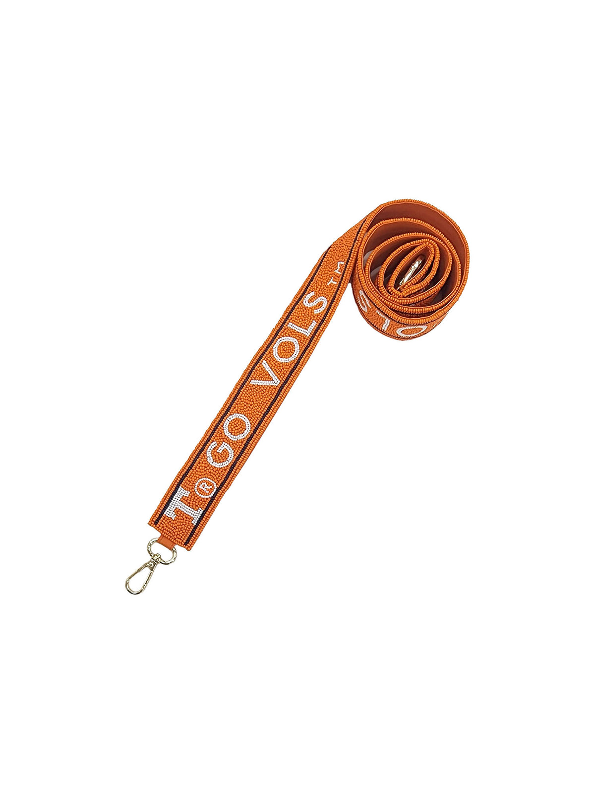 tennessee gameday go vols power t beaded bag strap