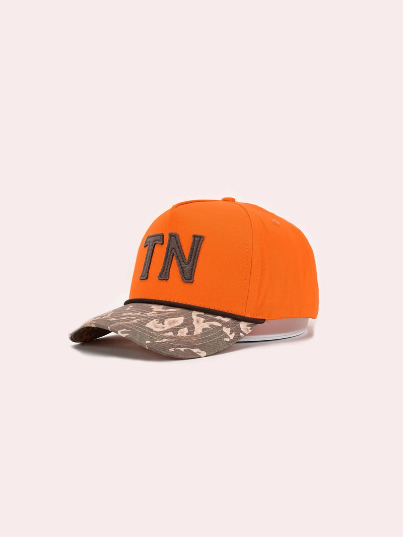 Tennessee Outfitters Tennessee TN Hat Holler Orange & Timber Camo