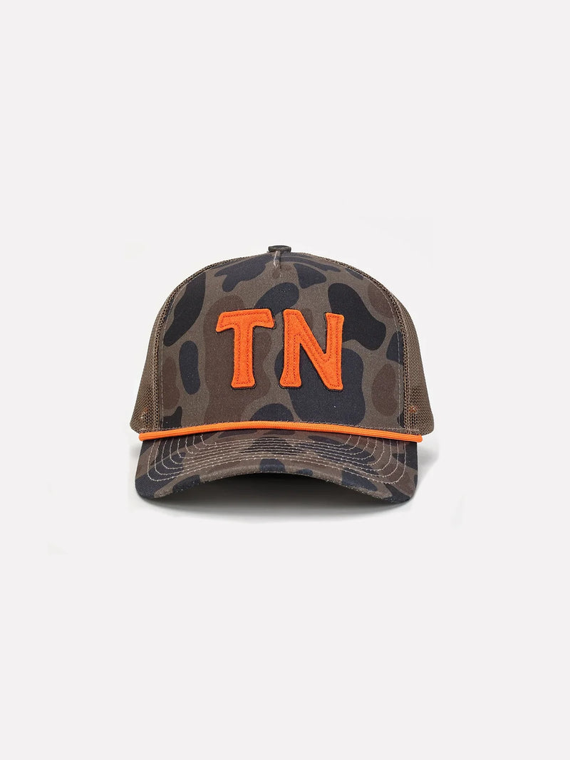 Tennessee Outfitters Tennessee TN Hat Night Fade Camo Orange