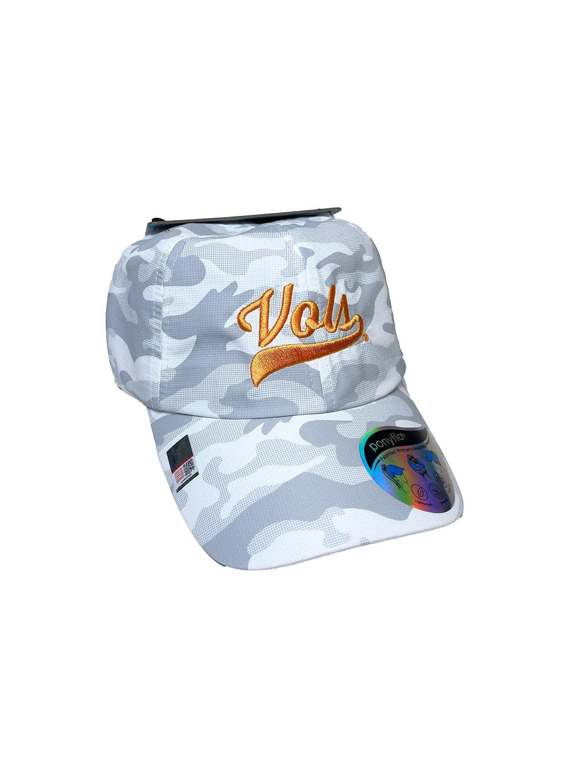 Tennessee Ponyflo Grey Camo Hat Orange Vols