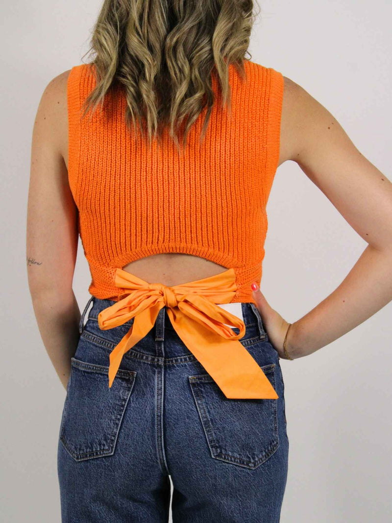 Tennessee Tied Sweater Top