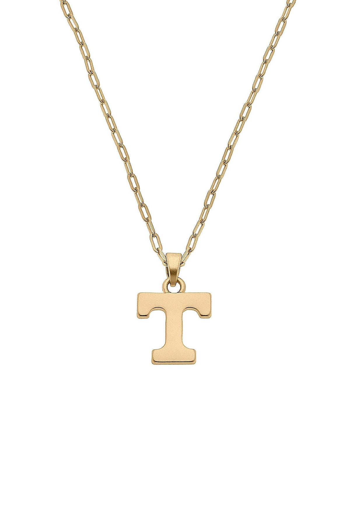 tennessee volunteers 24k gold-plated pendant necklace for tennessee vols football game day