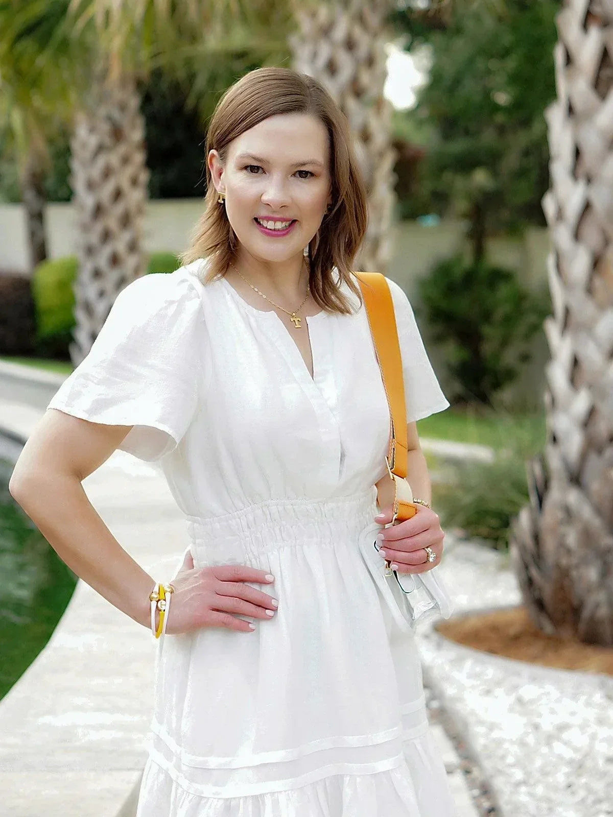 Tennessee Vols 24K Gold-Plated Power T Stud Earrings