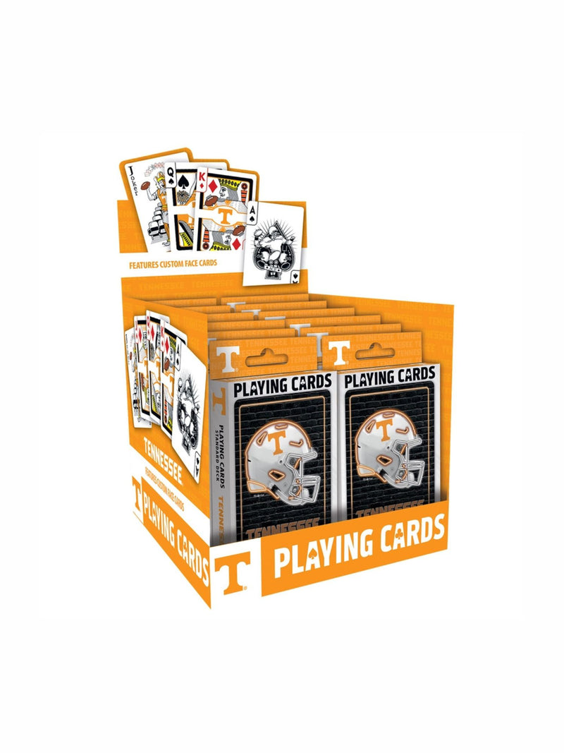Tennessee Volunteers Neon-Styled Playing Cards
