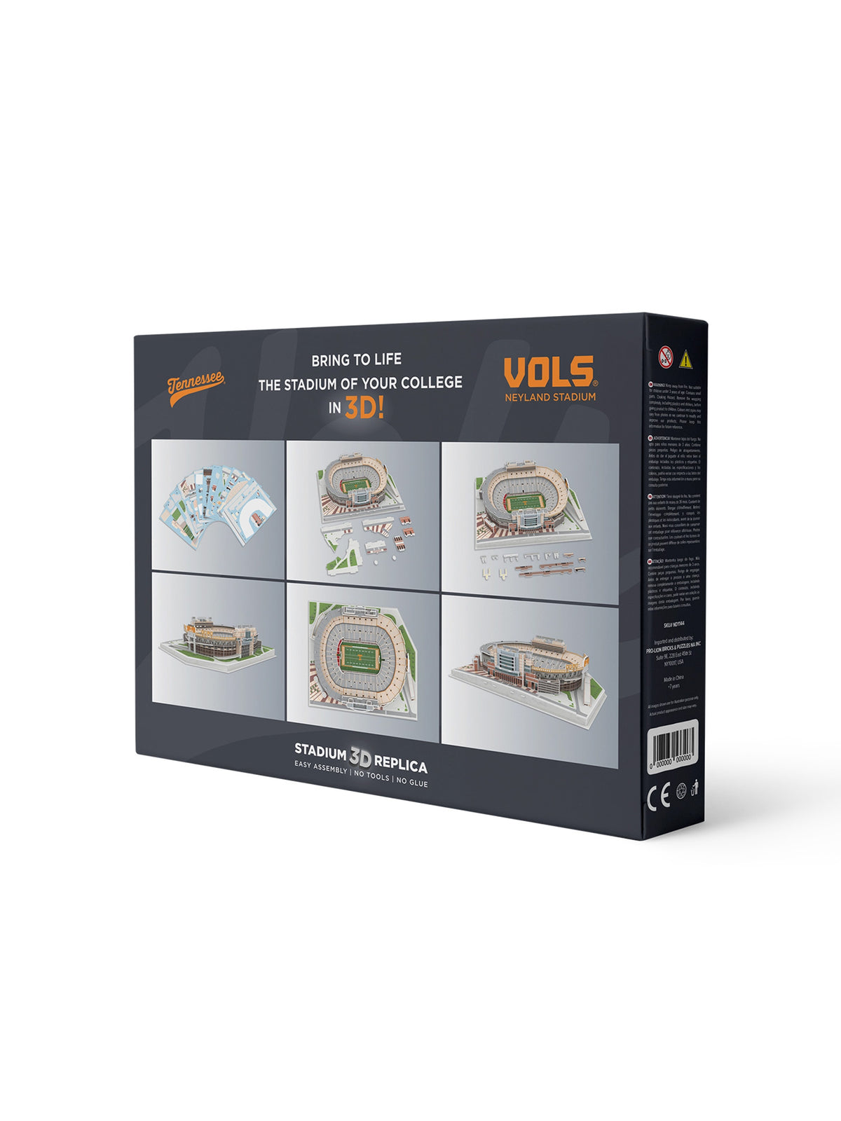 Tennessee Volunteers VOLS Neyland Stadium 3D Replica Puzzle Pro-Lion Bricks and Puzzles NCAA Licensed