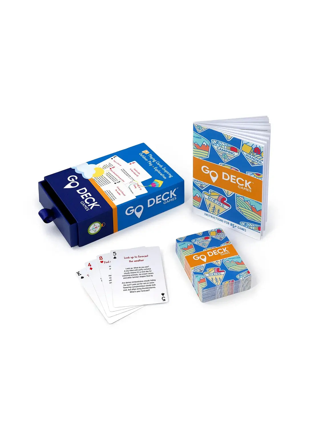 The GO Deck Games: Outdoor Activity Playing Cards