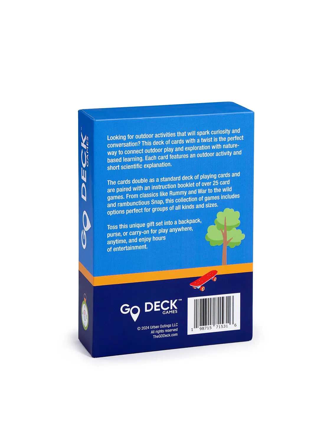 The GO Deck Games: Outdoor Activity Playing Cards