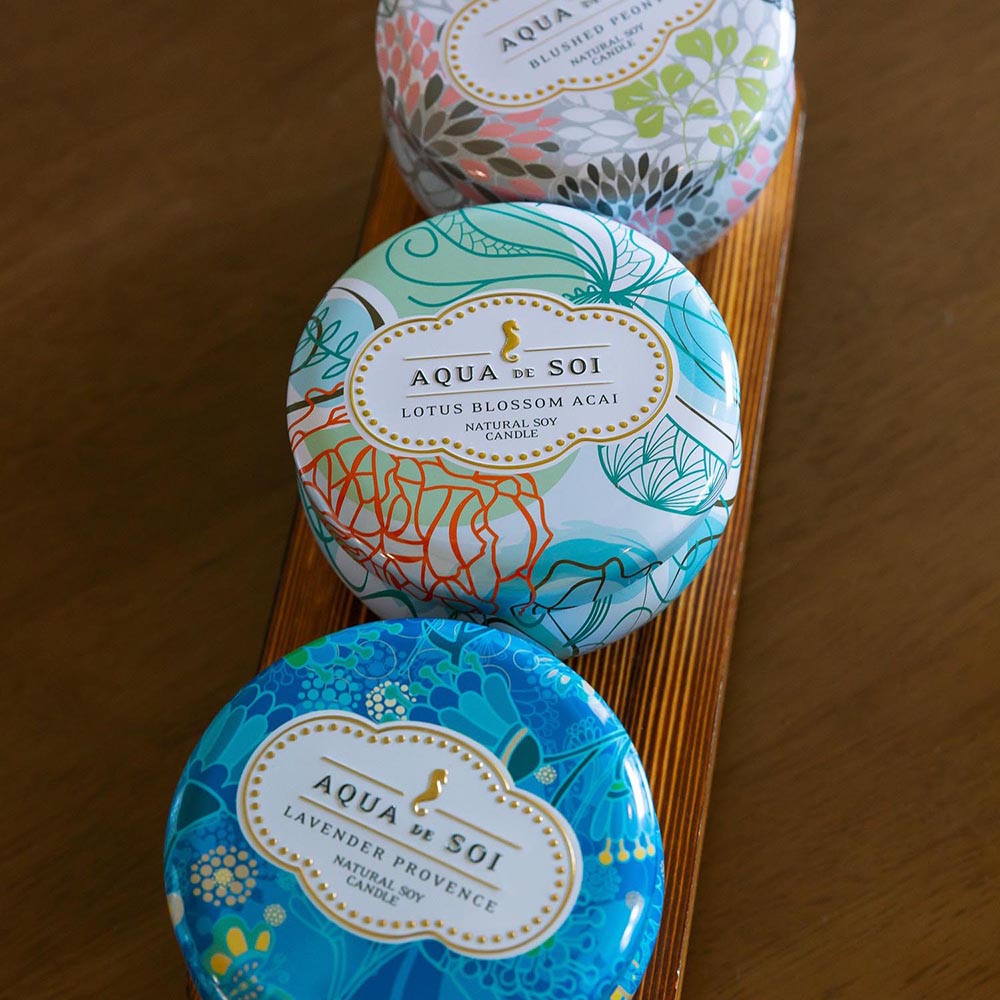 Aqua de SOi Lotus Blossom Acai 9oz Travel Tin Candle