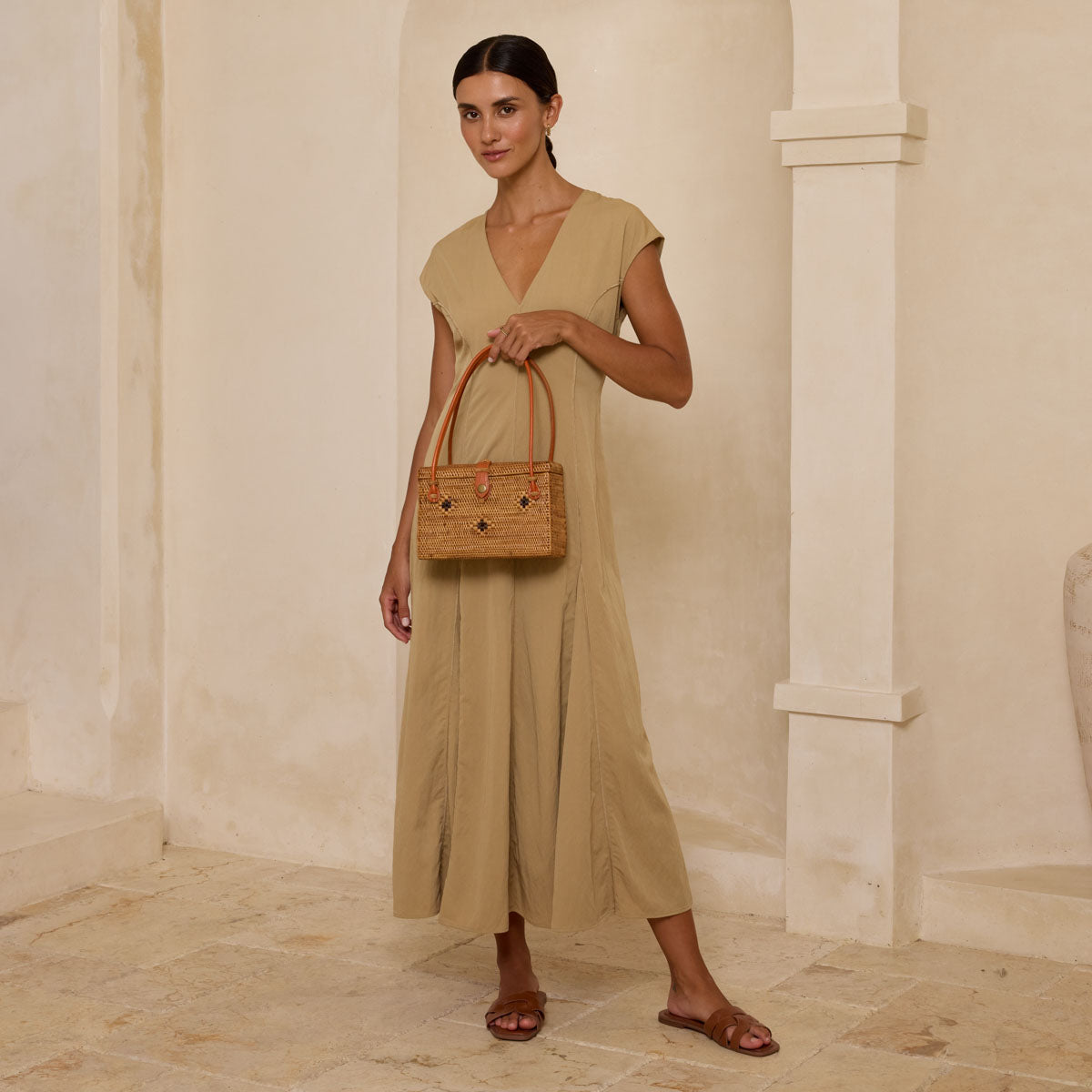The Winding Road Ata 3 Diamond Box Handbag