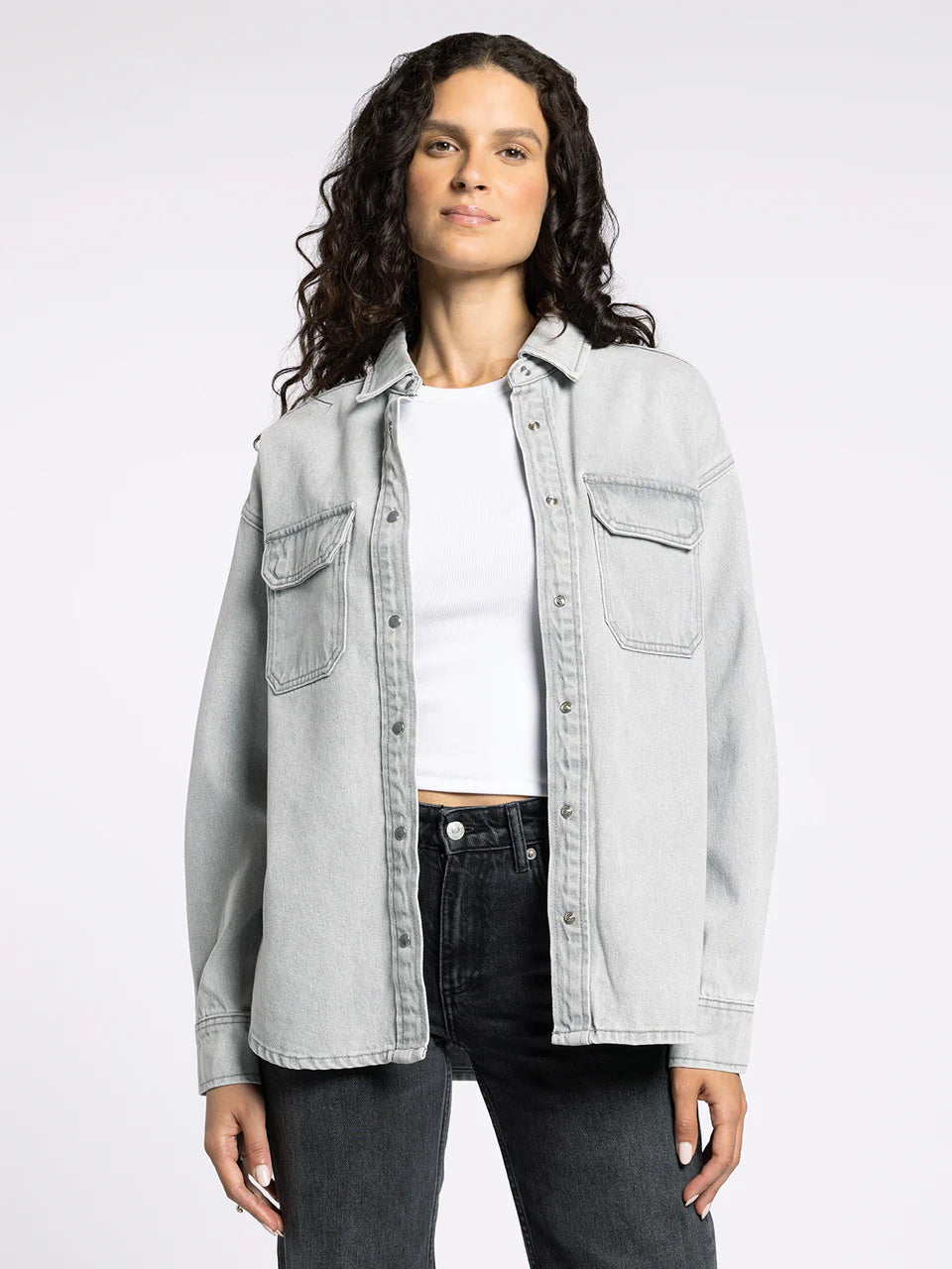 Etta Oversized Denim Shirt