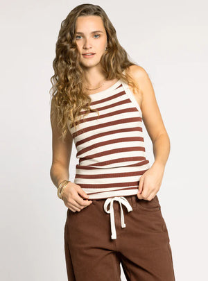 Rached Striped Tank