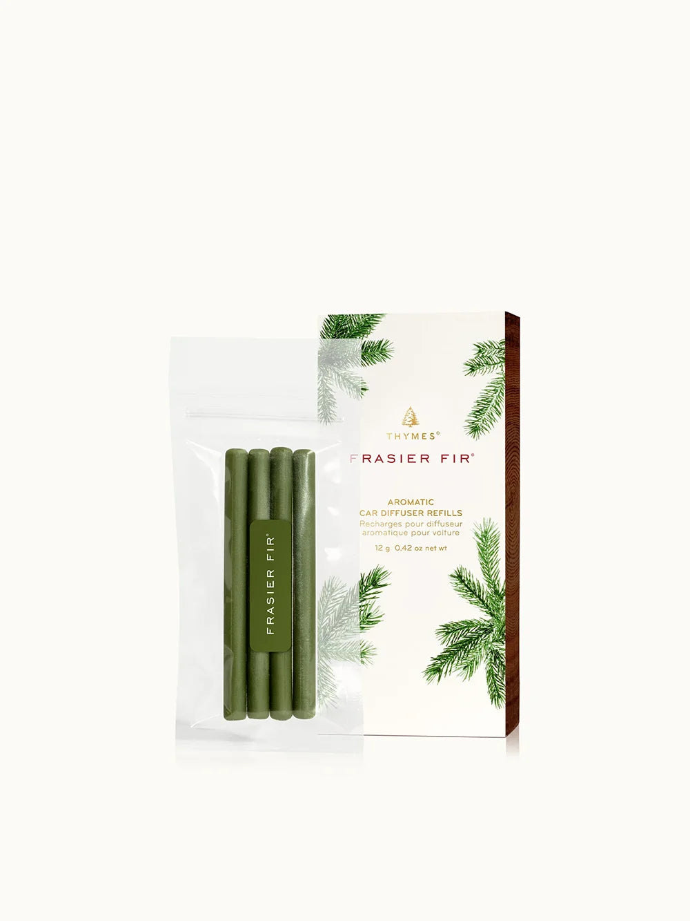 Thymes Frasier Fir Car Diffuser Refill