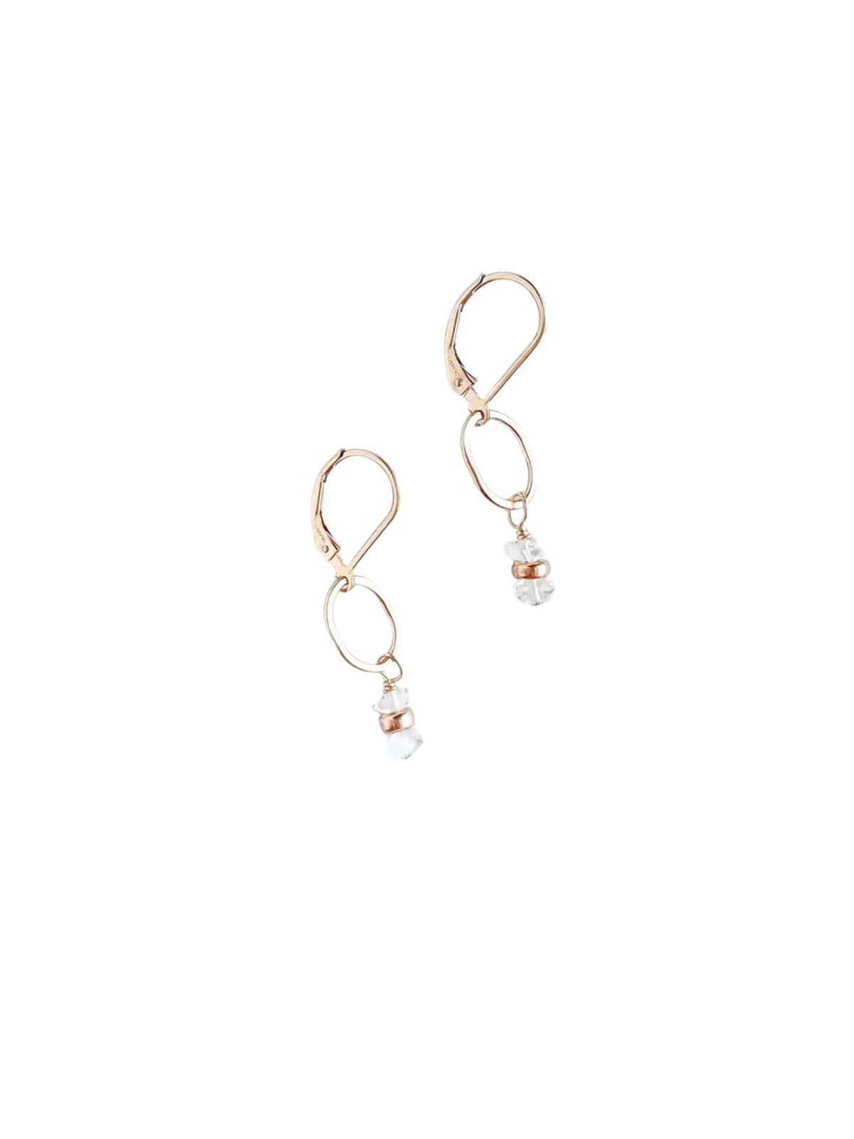 Tidal Herkimer Little Gemstone Drop Earrings
