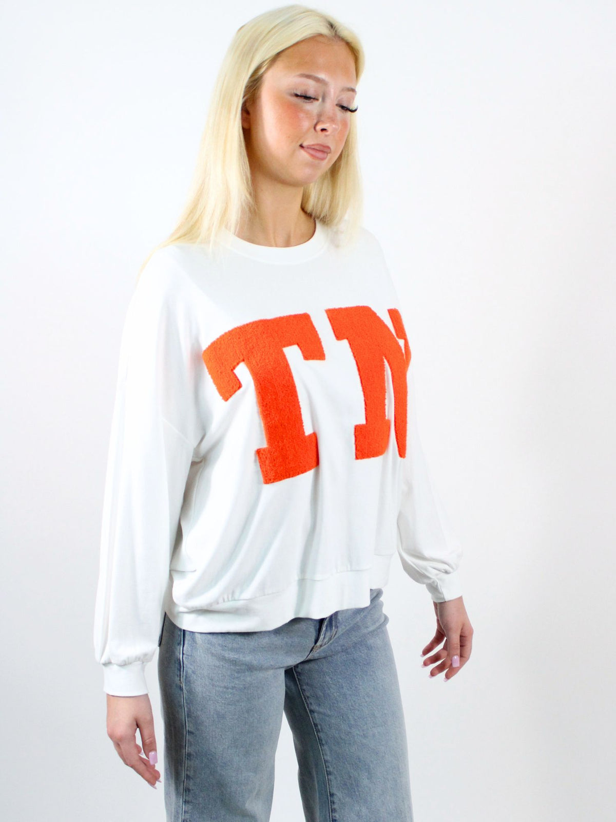 Tennessee Long Sleeve Top White