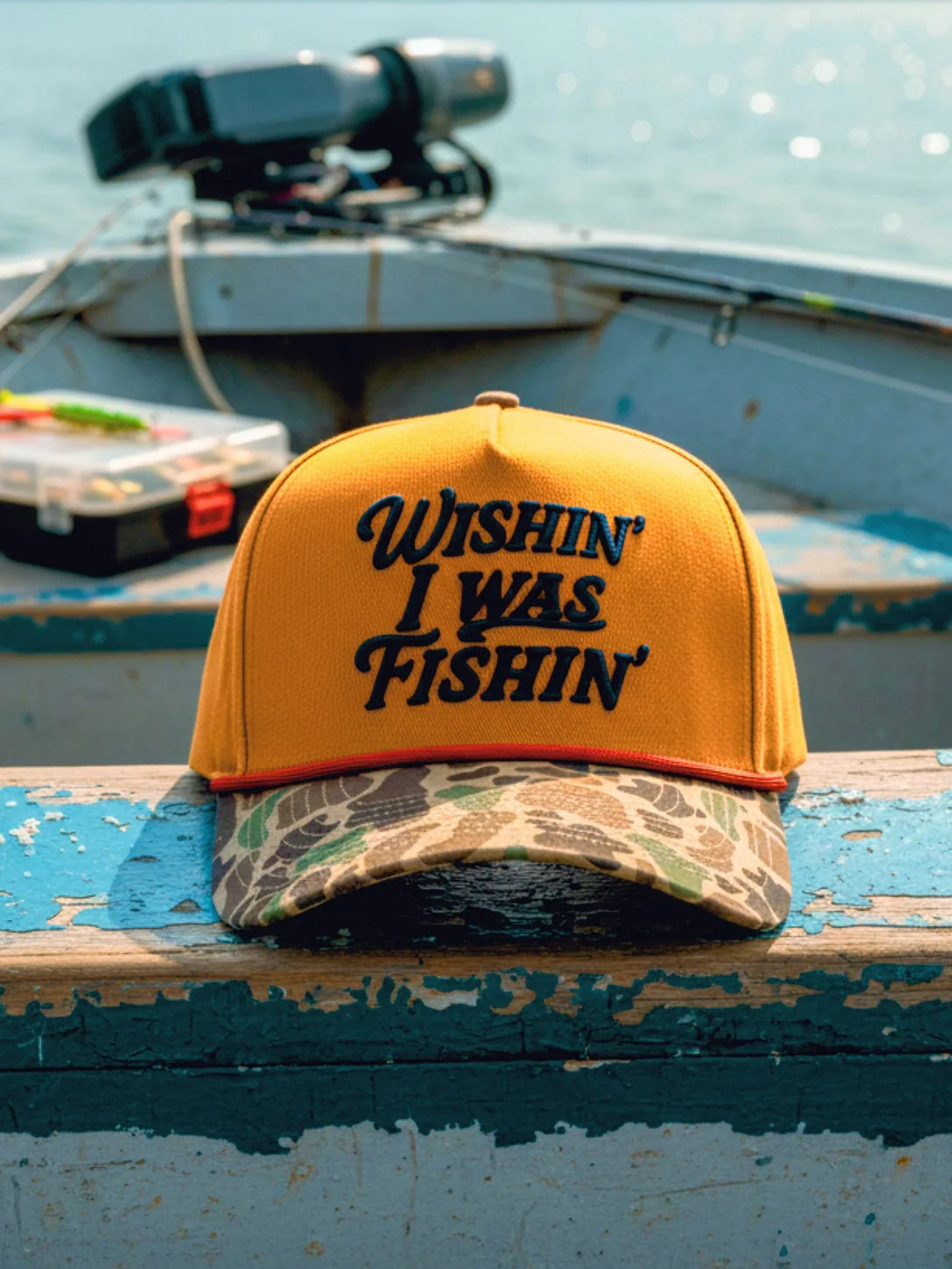 Tennessee Outfitters Wishin' I Was Fishin' Camo Hat