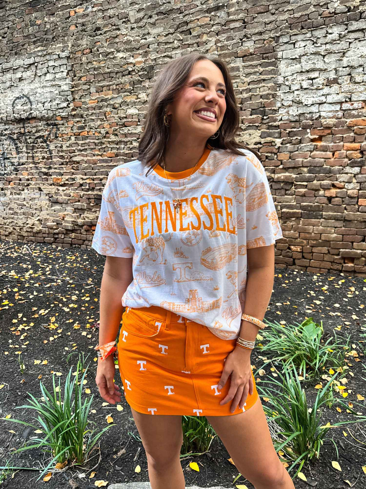 Tennessee Tailgate Twill Mini Skirt