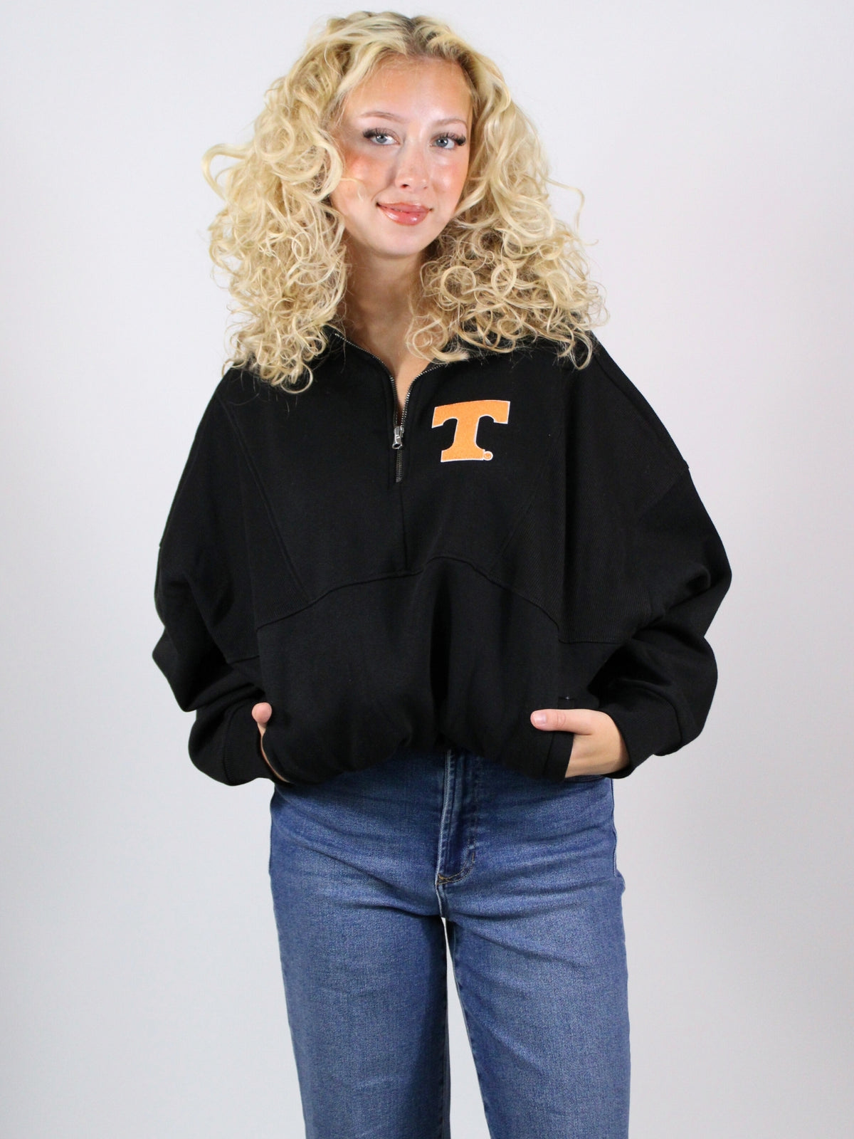 TN Varsity Patch Quarter Zip Pullover