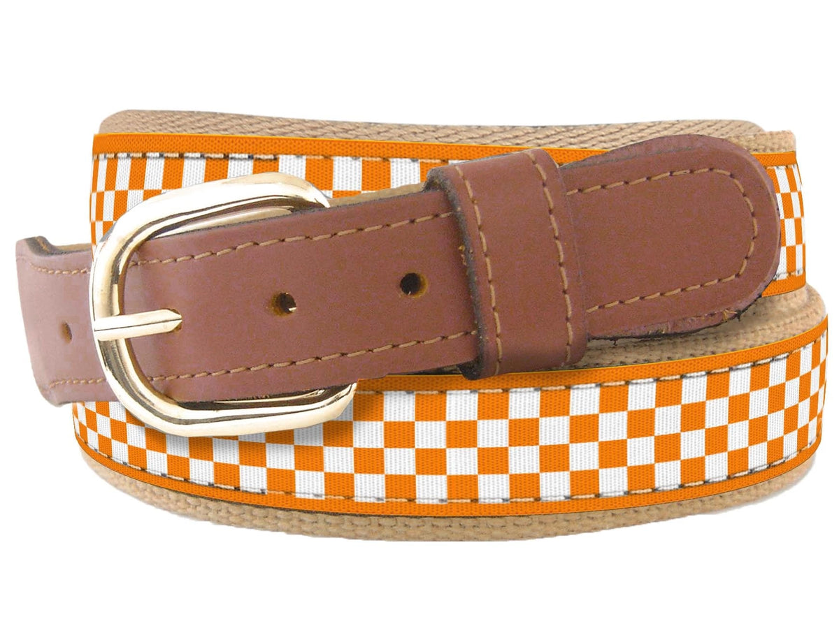 TN Vols Checkerbd Ribbon Belt