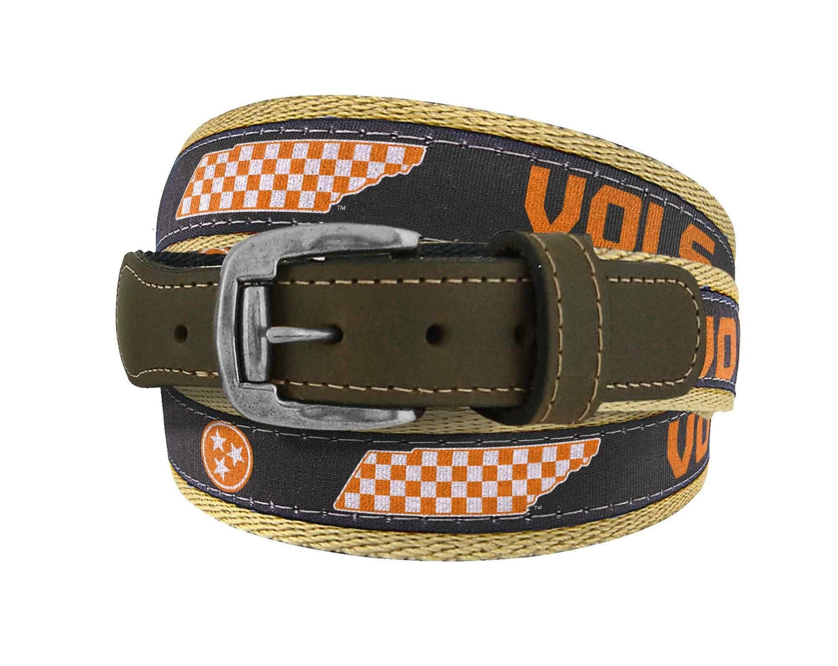 TN Vols Collage Ribbon Belt