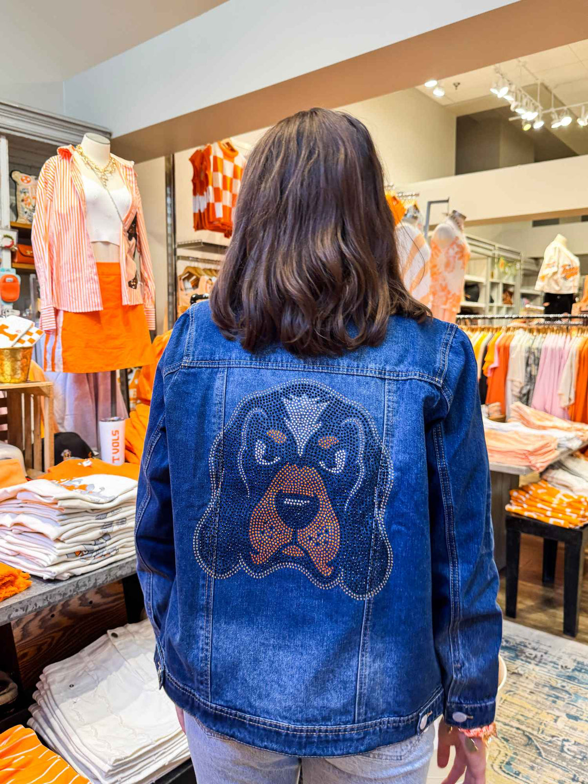 Tennessee Volunteers Smokey Denim Jacket Blue