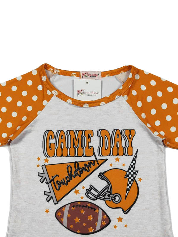 toddler and girls game day ragland football shirt for tennessee game day