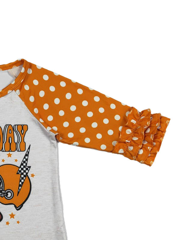 toddler and girls game day ragland football shirt for tennessee game day