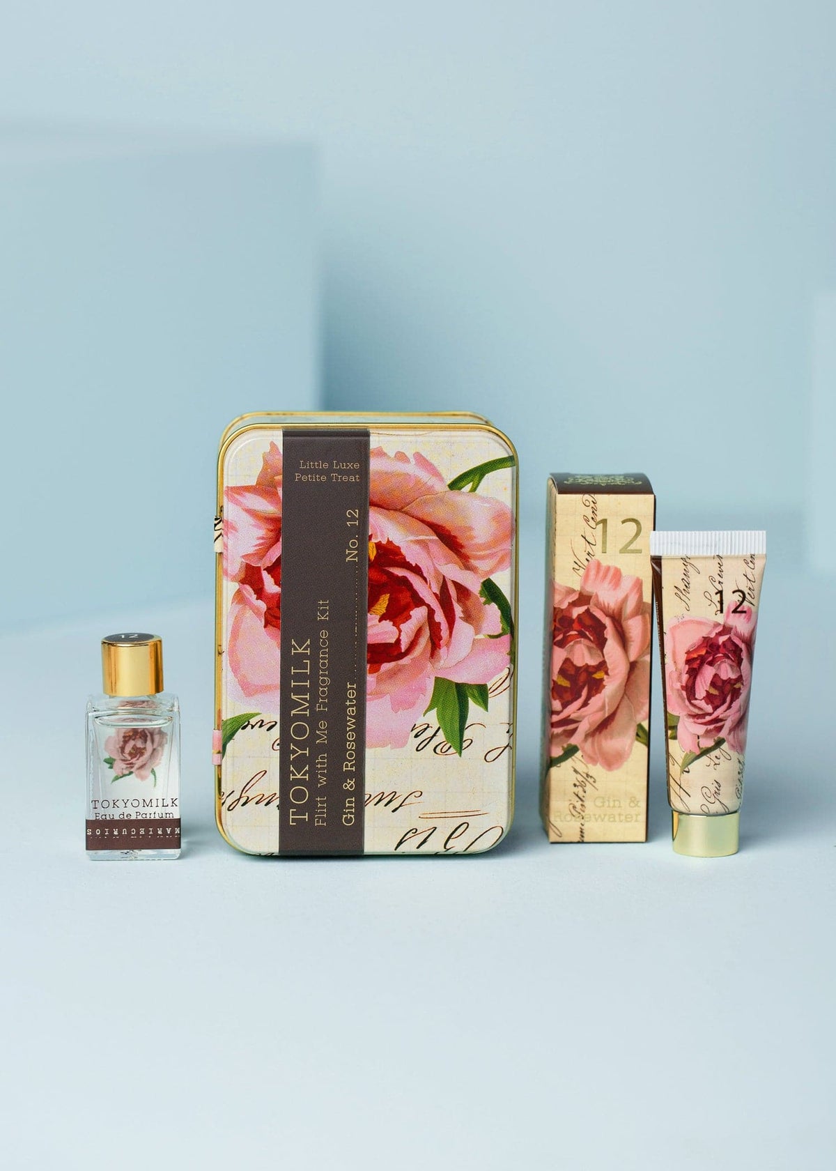 TokyoMilk Gin & Rosewater Flirt With Me Fragrance Set