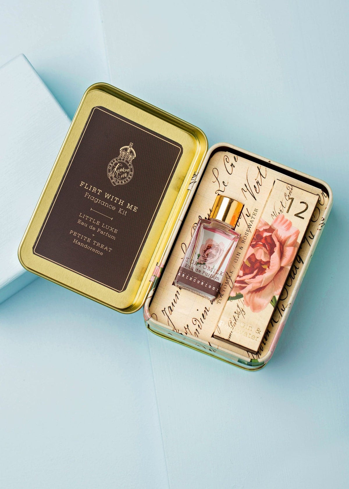 TokyoMilk Gin & Rosewater Flirt With Me Fragrance Set