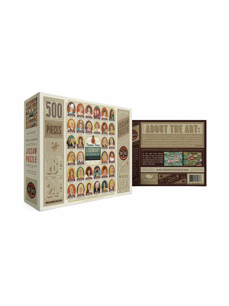 true south puzzle co. legendary women of country music 500 piece puzzle