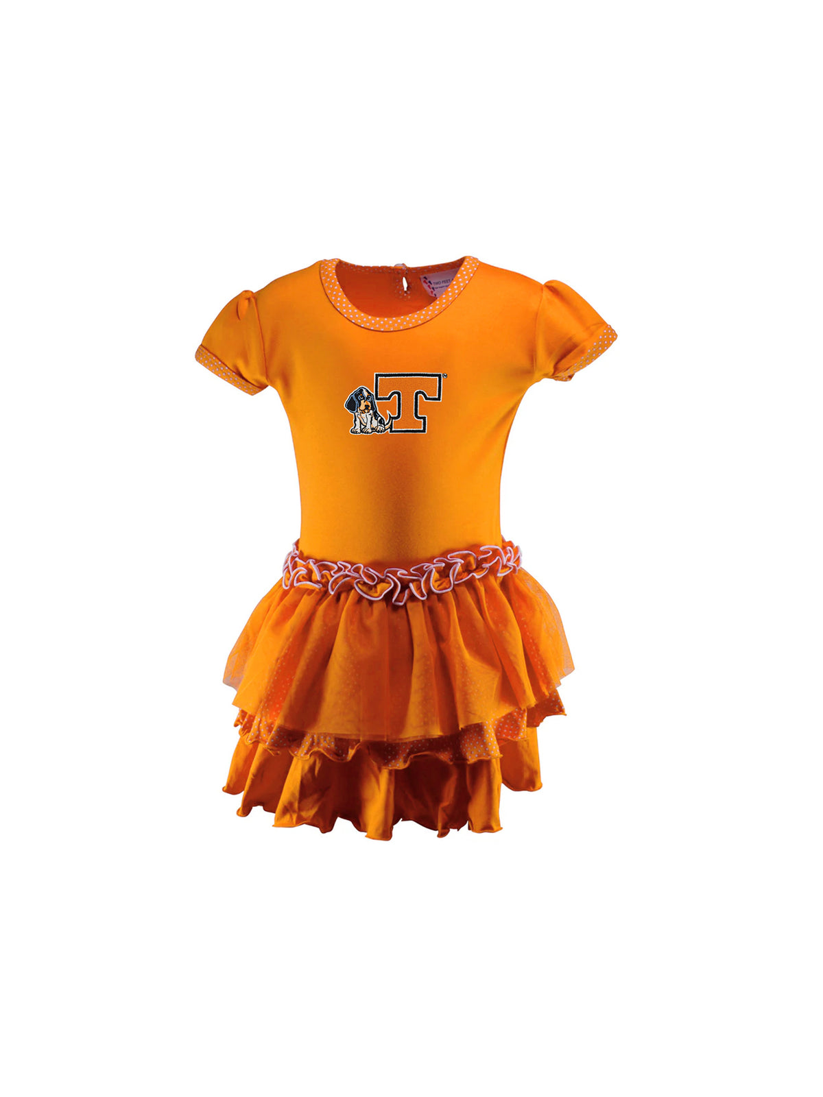 Two Feet Ahead Tennessee Smokey Toddler Pin Dot Tutu Dress