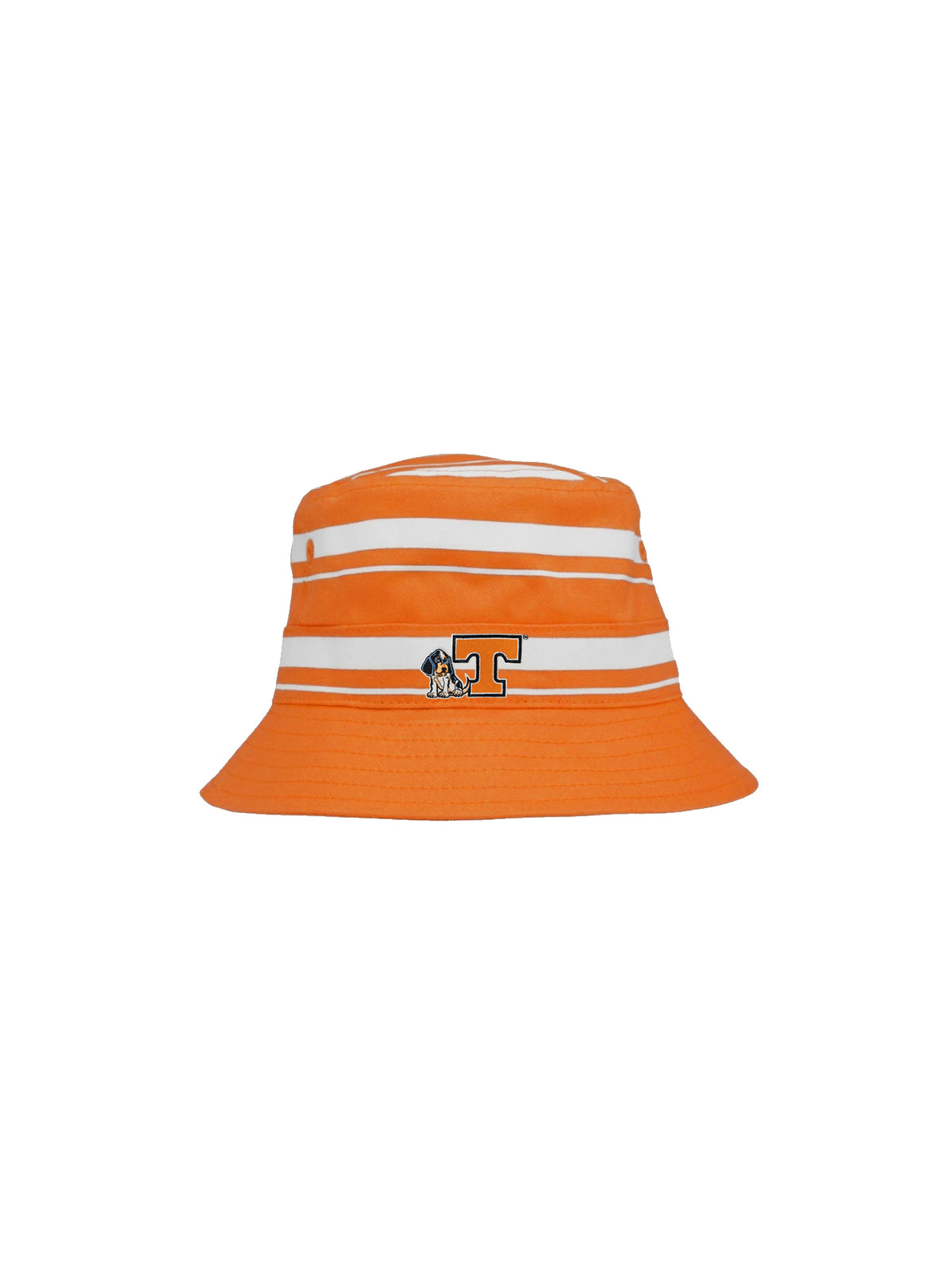 Two Feet Ahead Tennessee Smokey Infant  Orange & White Rugby Bucket Hat