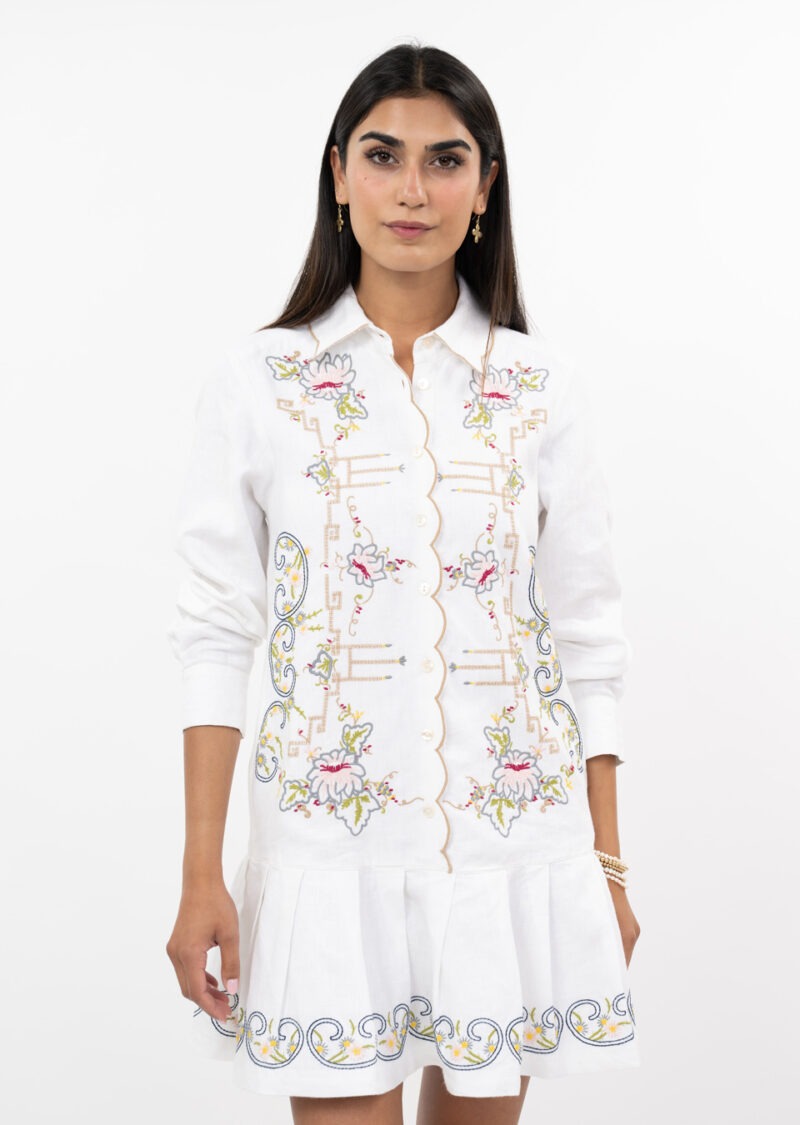 Uncle Frank Table Linens Dress white