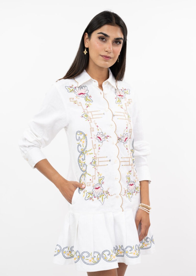 Uncle Frank Table Linens Dress white