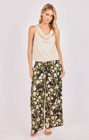 Gala Satin Pull On Pants