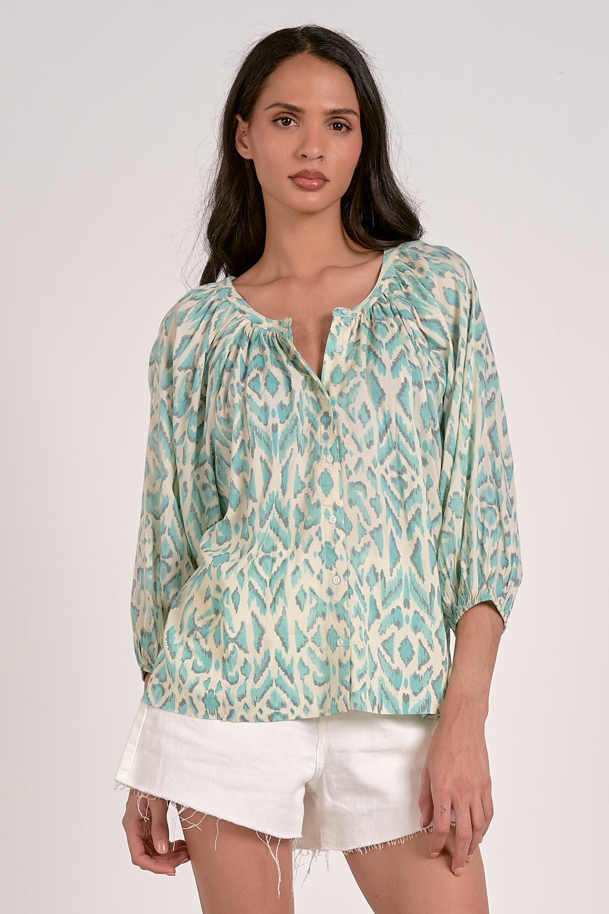 Spring Dreams Button Top