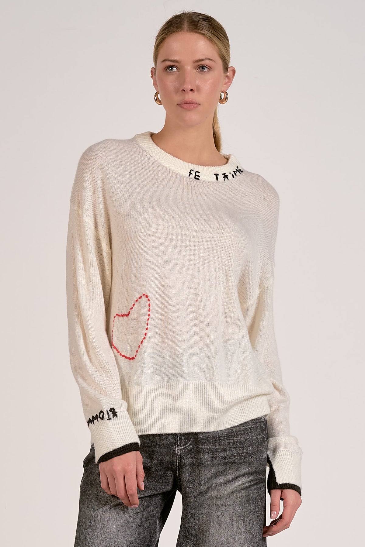 Je t'aime Crew Neck Sweater