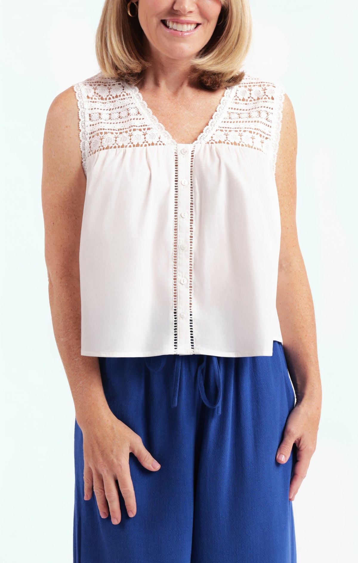 Lowtide Lace Trim Top