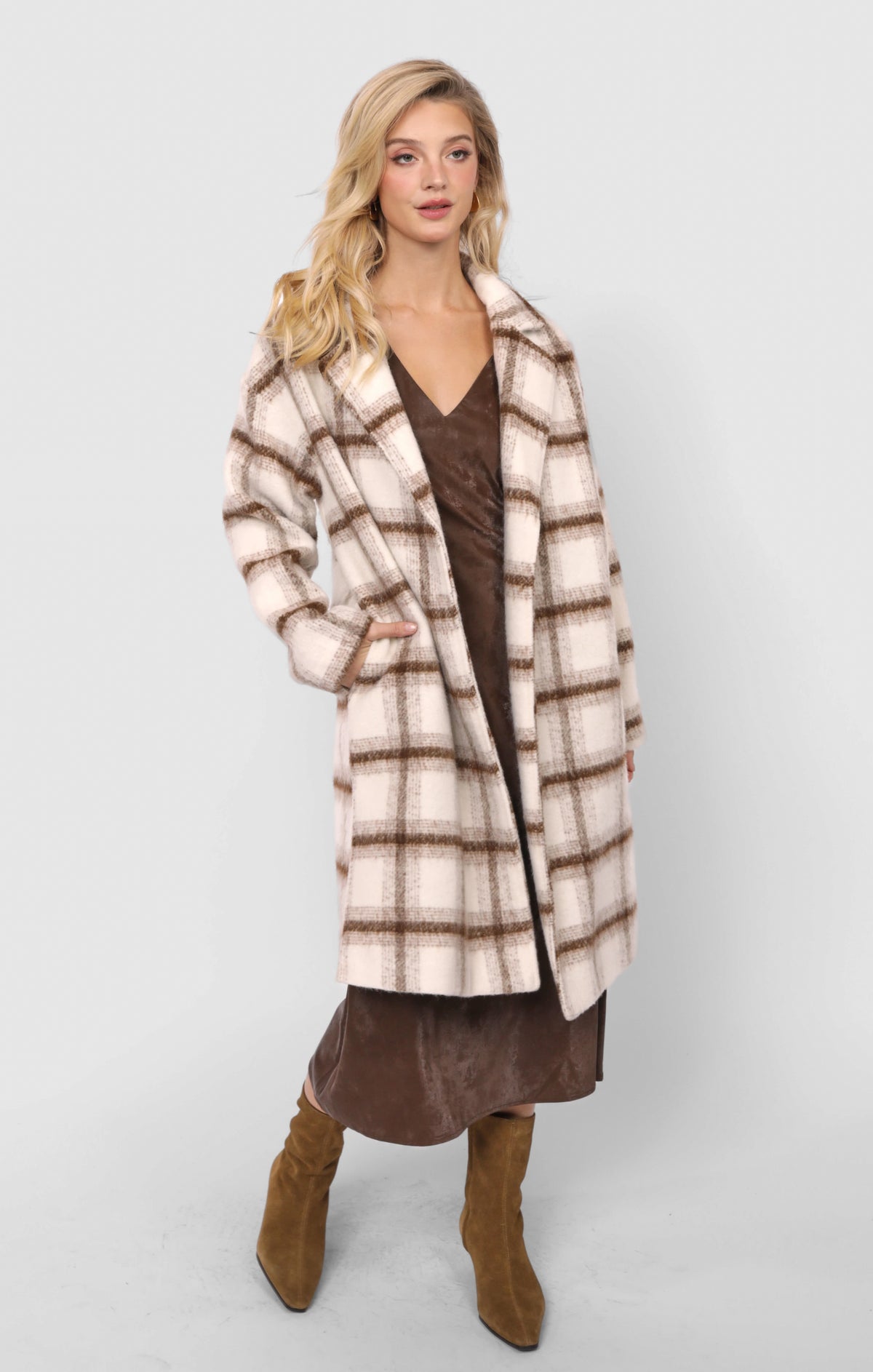 Emily Long Open Front Coat