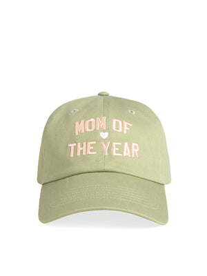 Favorite Daughter The Mom of The Year Baseball Hat light sage 