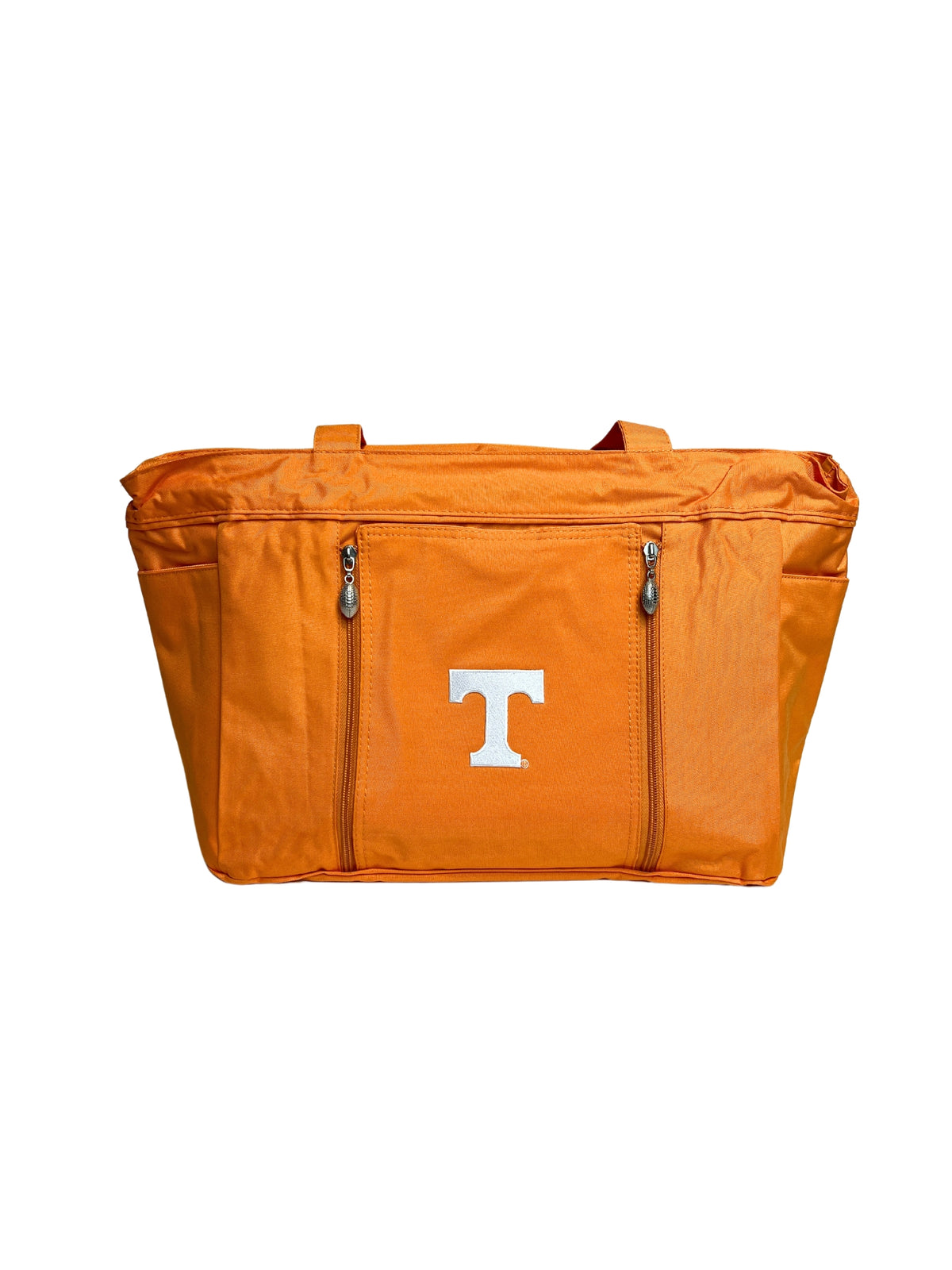 university of Tennessee diaper bag orange with a power t