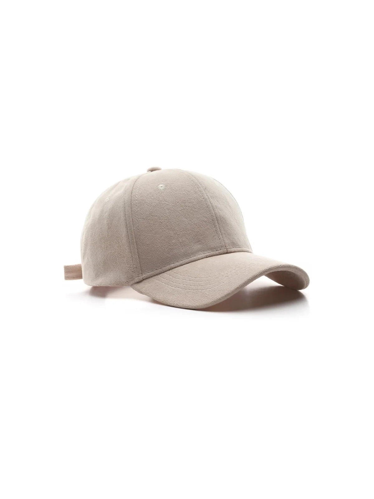 Vegan Suede Baseball Cap