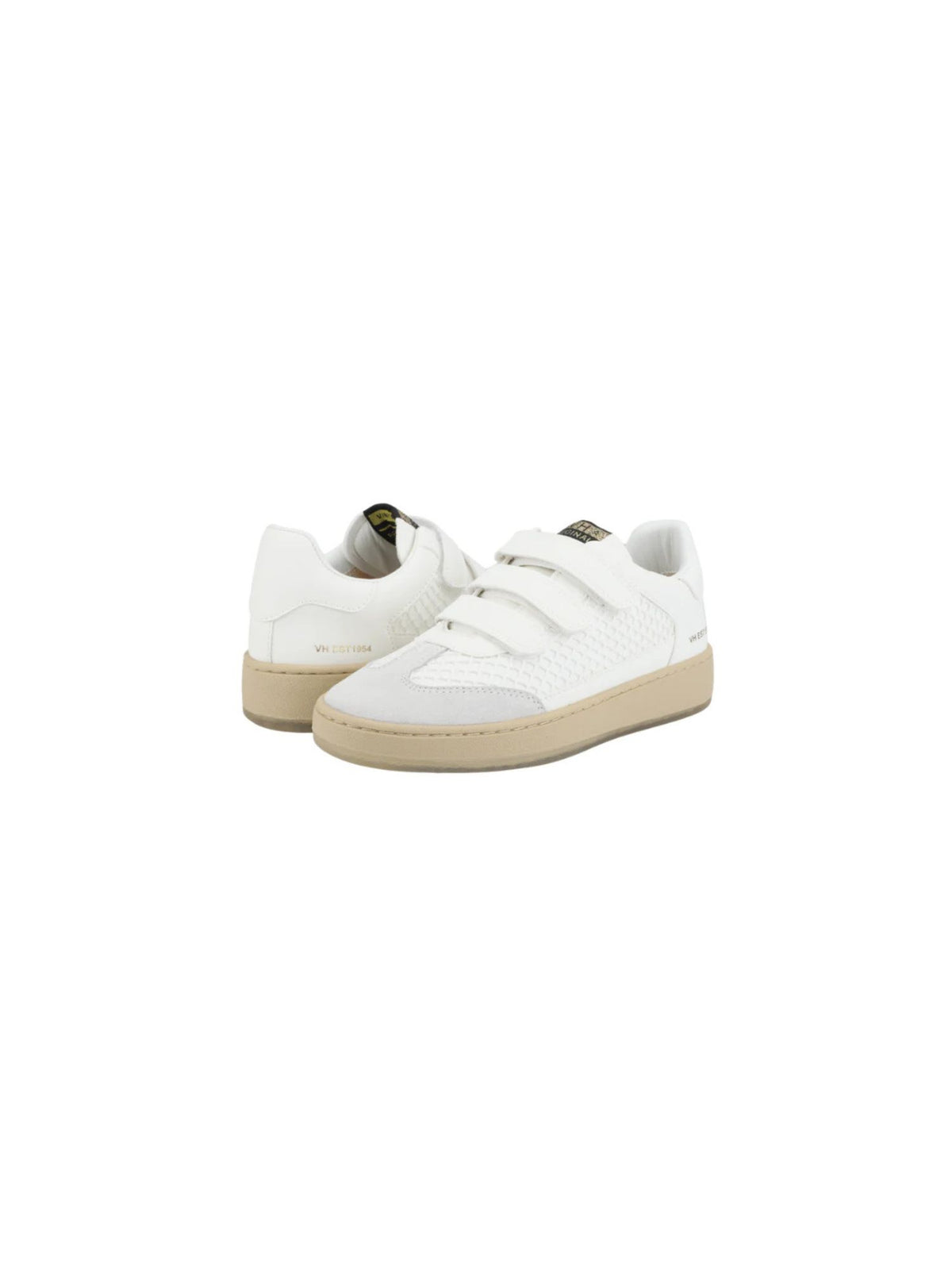 Vintage Havana Ease 6 Mesh Velcro Sneaker in white