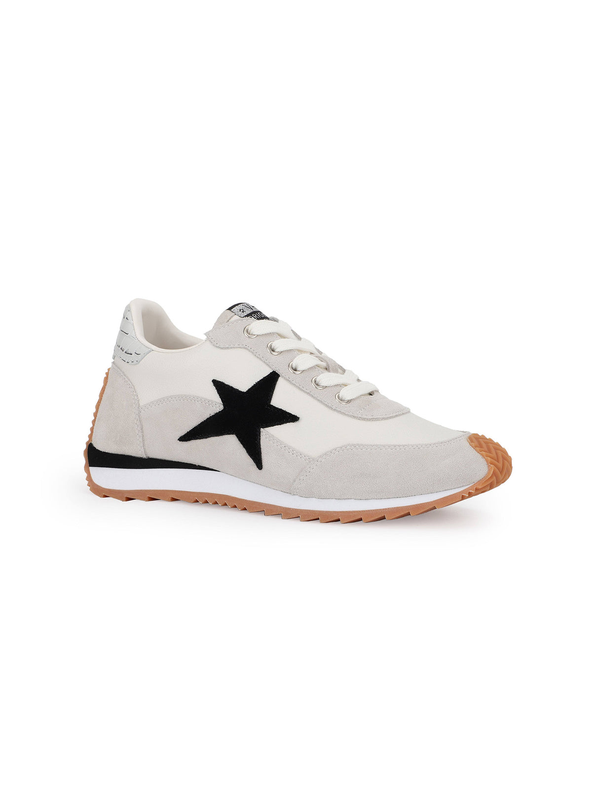 vintage havana shooter 4 star sneakers in grey coco multi