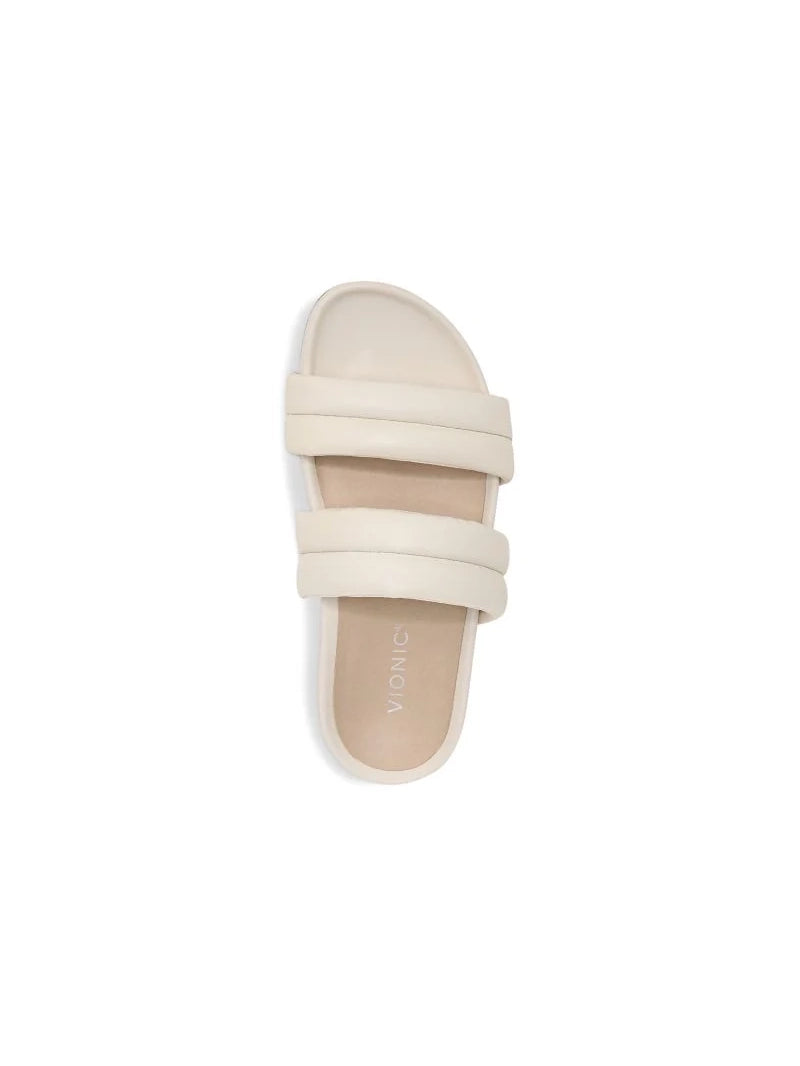 vionic mayla slide sandal in cream